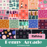 Cotton + Steel Penny Arcade Charm Pack by Kimberly Kight for RJR Fabrics - 42, 5 inches of Precut Fabric Squares