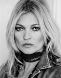 Kate Moss Face Super Model Sexy Poster, Art B&W Print, High Quality Artwork, Home Deco, Art Print, Fashion Icon, New Art Size 13x20" 24x36"