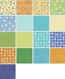 SALE Joey The Shop Dog 10" Squares/Layer Cake By Rose Ann Cook for Benartex - 42, 10 inches X 10 inches Precut Fabric Squares