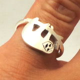 925 Sterling Silver Sloth Ring