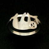 925 Sterling Silver Sloth Ring