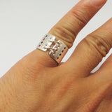 Silver Bdsm Corset Ring