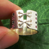 Silver Bdsm Corset Ring