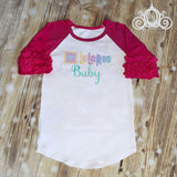 My Mommy Sells LulaRoe LulaRoe Girl LulaRoe Kids Custom Ruffle Raglan Personalized Shirt Girl Baby Toddler Shirt