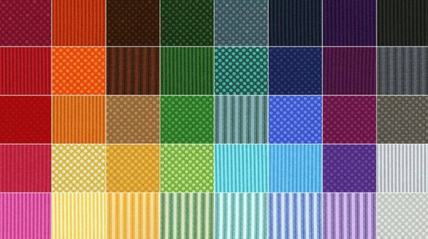 SALE Dots & Stripes Pixie Strips/Jelly Roll by RJR Fabrics for RJR Fabrics - 40, 2.5 inch Precut Fabric Strips