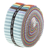 SALE Dots & Stripes Pixie Strips/Jelly Roll by RJR Fabrics for RJR Fabrics - 40, 2.5 inch Precut Fabric Strips