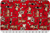 Grrr Cuddle - Scarlet - 58"/60" Width - Minky Yardage by Shannon Fabrics