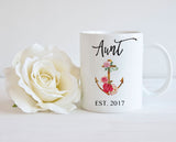 Baby Announcement to Aunt mug, Aunt coffee mug, Anchor Mug, Auntie Mug, Pregnancy Announcement, Coffee Cup, Gift for Aunt, New Aunt Gift