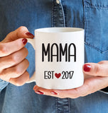 Mama Mug, Coffee Mug, Mom Mug, Gift For Mom, New Mom Mug, Custom Mug For Mom, Baby Shower Gift, Baby Mama Mug, Pregnancy Reveal Photo Prop