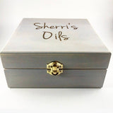 Essential Oils w/ Lotus!! Essential Oil Storage Box 25 Slot 15ml -Pine- Choose Finish and Custom Laser Engravings - Fit dōTERRA Young Living