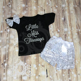 Little Miss Threenager Bubble Sleeve Tee