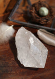 Clear Quartz Crystal Point 190g || Grade A Crystal Point || Clear Crystal Generator || Crystal Grid || Altar Crystal || Standing Crystal