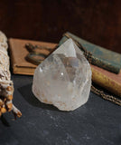 Clear Quartz Crystal Point || Grade A Crystal Point || Clear Crystal Generator || Crystal Grid || Altar Stone || Reiki || Standing Crystal