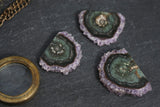 Amethyst Stalactite || Stalactite Slice || Crystal Flower || Amethyst Slice || Raw Amethyst || Druzy Stalactite || Agate Slice || Ornamental