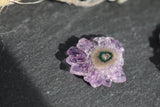 Amethyst Stalactite || Stalactite Slice || Crystal Flower || Amethyst Slice || Raw Amethyst || Druzy Stalactite || Agate Slice || Ornamental