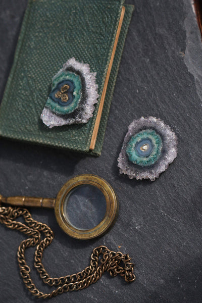 Amethyst Stalactite || Stalactite Slice || Crystal Flower || Amethyst Slice || Raw Amethyst || Druzy Stalactite || Agate Slice || Ornamental