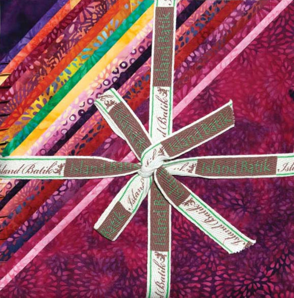 SALE Blushing Blooms Batiks Stack Pack/Layer Cake by Kathy Engle for Island Batiks - 42, 10" X 10" Precut Batik Fabrics