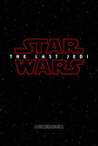 Star Wars The Last Jedi Movie Poster - Episode VIII Print - Star Wars Art - Star Wars Gift - Size 13x20"/24x36"