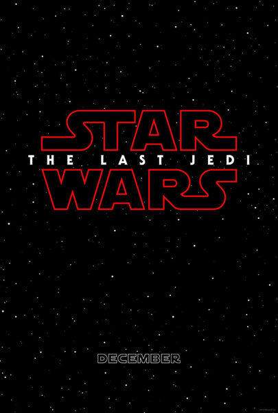Star Wars The Last Jedi Movie Poster - Episode VIII Print - Star Wars Art - Star Wars Gift - Size 13x20"/24x36"