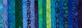 SALE Drizzle Batiks Stack Pack/Layer Cake by Kathy Engle for Island Batiks - 42, 10" X 10" Precut Batik Fabrics