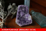 Flash Sale! Save 20% Small Amethyst Geode 215g || Standing Amethyst Cluster || Raw Amethyst Cluster || Purple Geode Crystal Cluster || Bo...