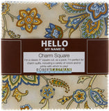 SALE La Provence Charm Pack by Robert Kaufman Fabrics for Robert Kaufman -   42, 5 inches X 5 inches Precut Fabric Squares.