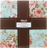 SALE Margeaux - Aqua Colorstory Ten Squares/Layer Cake by Robert Kaufman Fabrics - 42, 10" X 10" Precut Fabric Squares