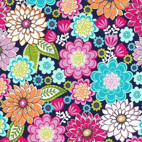 SALE Emma in Jewel from Emma's Garden by Michael Miller - 100% Cotton Fabric -CX7274-JEWE-D