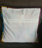 Boho Couch Cushion cover, Farmhouse pillow, gypsy boho pillow cover, designer pillow, boho pillow, xmas gift for her, boho accent pillow