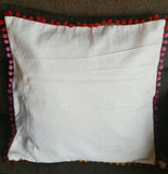 Boho Couch Cushion cover, Farmhouse pillow, gypsy pillow cover, designer pillow, boho accent pillow, boho pillow, xmas gift for her