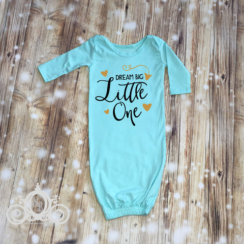 Dream Big a little One Baby Gown Layette