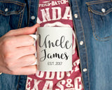 Uncle Mug, Baby Reveal to Uncle, New Uncle Coffee Cup, Baby Announcement Uncle, Uncle Coffee Mug, Pregnancy Reveal, Uncle To Be