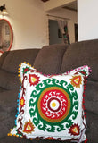 Boho Couch Cushion cover, Farmhouse pillow, gypsy pillow cover, designer pillow, boho pillow, xmas gifts for her, boho accent pillow