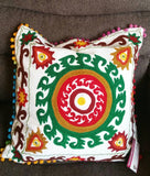 Boho Couch Cushion cover, Farmhouse pillow, gypsy pillow cover, designer pillow, boho pillow, xmas gifts for her, boho accent pillow