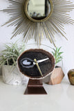 8" Earthtone Acrylic Agate Desk Clock