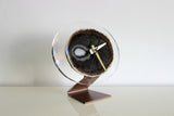 8" Earthtone Acrylic Agate Desk Clock