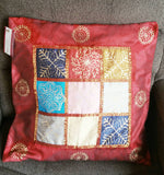 Red Couch Cushion Cover, throw Pillow Case, Couch Pillow, Bench Cushion Cover, red pillow cover, Garden Pillow, xmas gift for her