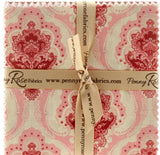 Beaujolais 5" Stackers/Charm Pack by Sue Daley Designs for Penny Rose Designs - 42, 5 inches X 5 inches Precut Fabric Squares