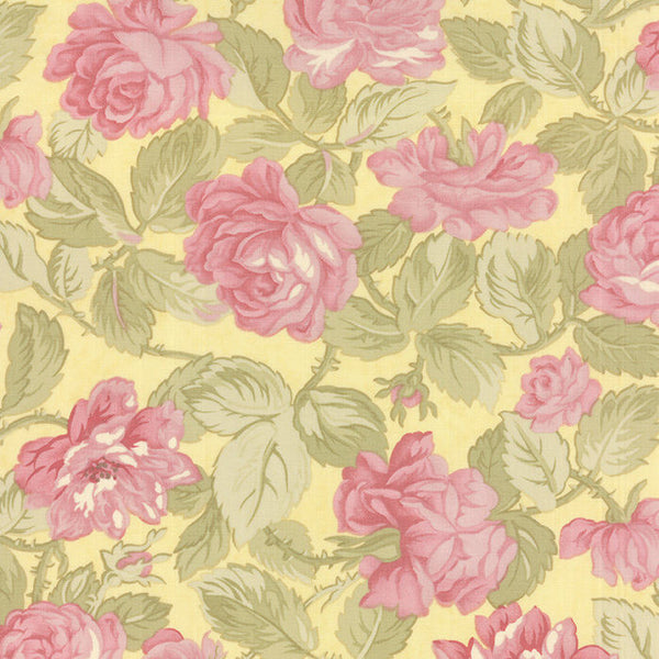 SUPER DEAL 3 Sisters Favorites - Floral Paris Lemon Yardage by 3 Sisters for Moda Fabrics - 3725 14 Moda