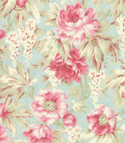 SUPER DEAL 3 Sisters Favorites -Sea Glass - Floral Tropical Aqua Yardage by 3 Sisters for Moda Fabrics - 3768 14 Moda