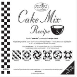 Cake Mix Recipe 3 by Miss Rosie's Quilt Co. for Moda Fabrics - Each Recipe Pad contains 44 Recipe Cards