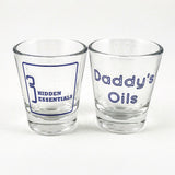 Daddy's E.O. Shot Glass - Daddy's Oils - Essential Oils - by Hidden Essentials/dōTERRA Young Living Helpful