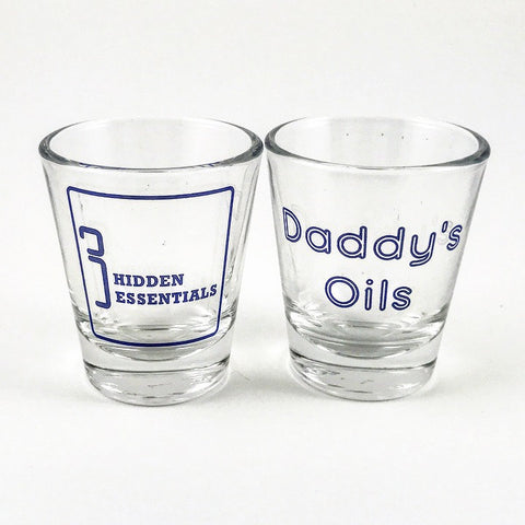Daddy's E.O. Shot Glass - Daddy's Oils - Essential Oils - by Hidden Essentials/dōTERRA Young Living Helpful