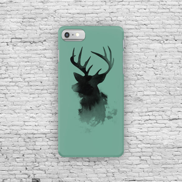 Silhouette Deer Case iPhone 7, iPhone 7 Plus, iPhone 6, iPhone 5, Samsung Galaxy S7, Edge, S6, S6, S4, Google Pixel