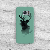 Silhouette Deer Case iPhone 7, iPhone 7 Plus, iPhone 6, iPhone 5, Samsung Galaxy S7, Edge, S6, S6, S4, Google Pixel
