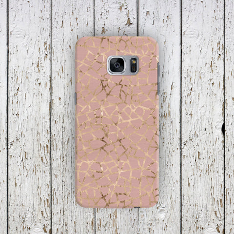 Geometric Rose Gold Case iPhone 7, iPhone 7 Plus, iPhone 6, iPhone 5, Samsung Galaxy S7, Edge, S6, S6, S4, Google Pixel