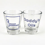 Parents Pair E.O. Shot Glasses – Mommy's & Daddy's Oils - Essential Oils - by Hidden Essentials/dōTERRA Young Living Helpful