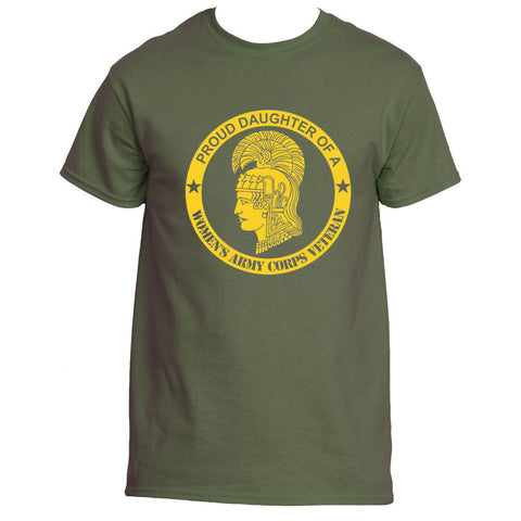 Women's Army Corps ( WAC ) Pallas Athena Proud Daughter Shirt