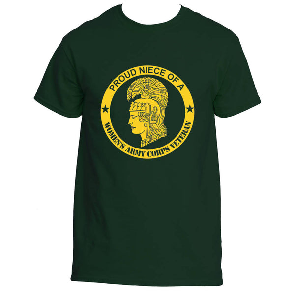 Women's Army Corps ( WAC ) Pallas Athena Proud Niece Shirt