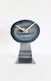 Gray Agate Desk Clock